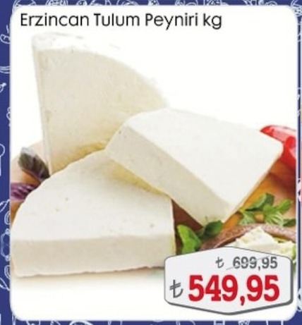 Erzincan Tulum Peyniri Kg