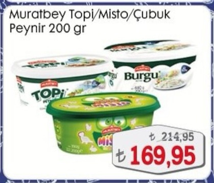 Muratbey Topi/Misto/Çubuk Peynir 200G