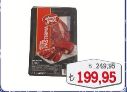 Ahmet İpek Dilim Dana Pastırma 100G