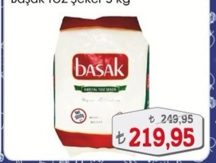 Basak Toz Şeker 5 Kg