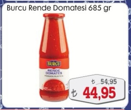 Burcu Rende Domatesi 685 Gr