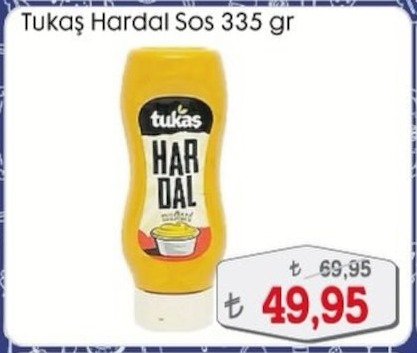 Tukas Hardal Sos 335 Gr