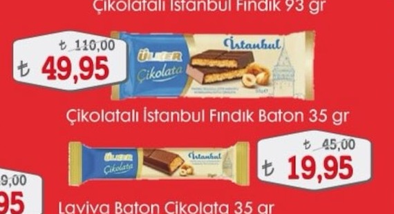 Ülker Çikolata Fındık Baton 35 Gr