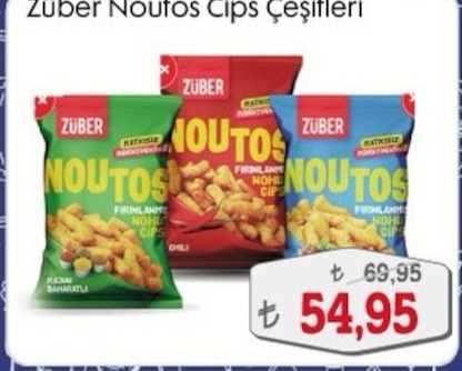 Züber Noutos Cips Çeşitleri