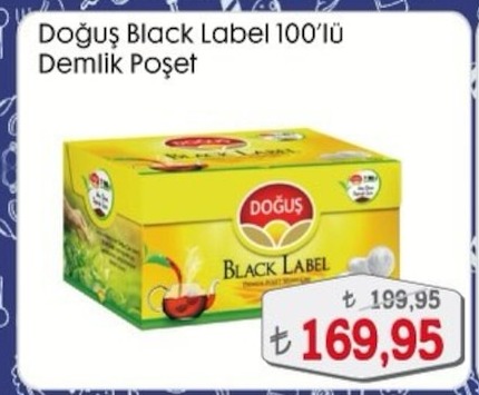 Doğuş Black Label 100'Lü Demlik Poşet