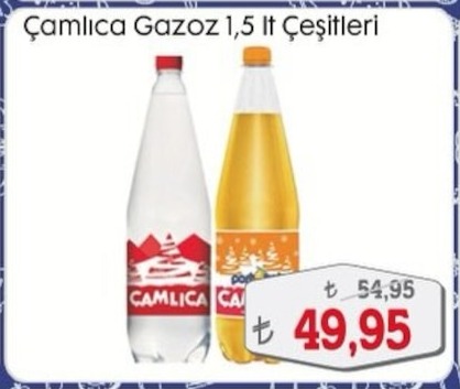 Çamlıca Gazoz 1.5 Lt Çeşitleri