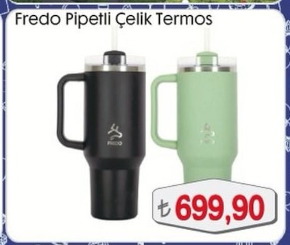 Fredo Pipetli Celik Termos