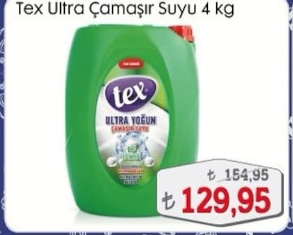 Tex Ultra Çamaşır Suyu 4 Kg