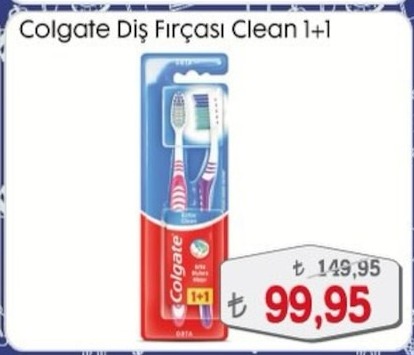 Colgate Diş Fırçası Clean 1+1