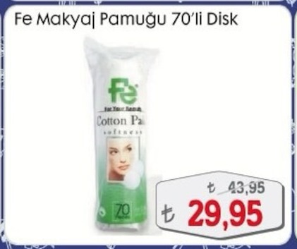 Fe Makyaj Pamuğu 70'Li Disk