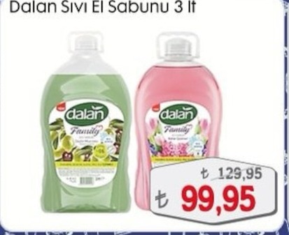 Dalan Sıvı El Sabunu 3 Lt