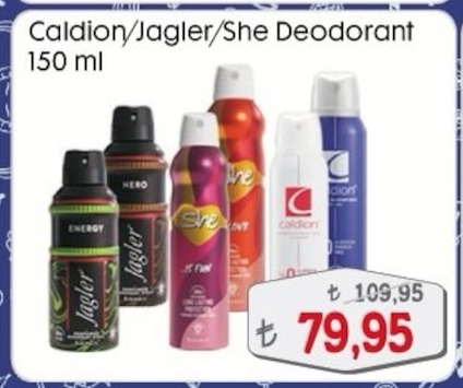 Caldion/Jagler/She Deodorant 150 Ml