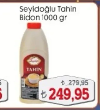 Seyidoğlu Tahin Bidon 1000 Gr