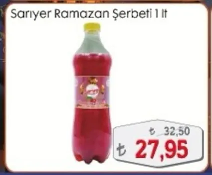 Sarıyer Ramazan Şerbeti 1 Lt