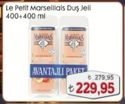 Le Petit Marseillais Duş Jeli 400+400 Ml