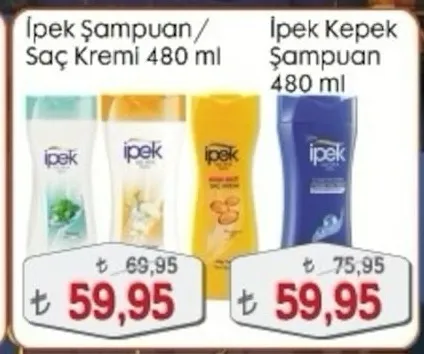 İpek Şampuan/ Saç Kremi 480 Ml