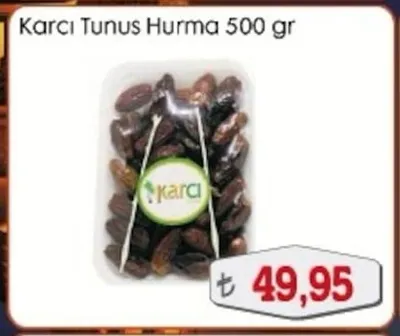 Karcı Tunus Hurma 500 Gr