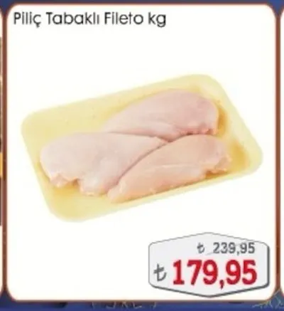 Piliç Tabaklı Fileto Kg