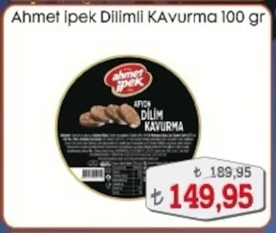 Ahmet İpek Dilimli Kavurma 100 Gr