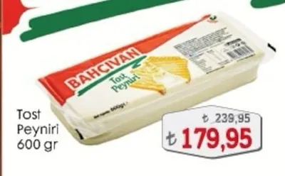 Bahçıvan Tost Peyniri 600 Gr
