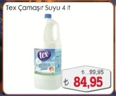 Tex Çamaşır Suyu 4 Lt