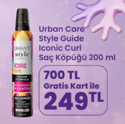 Urban Care Style Guide Iconic Curl Saç Köpüğü 200 Ml