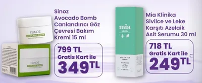 Sinoz Avocado Bomb Canlandırıcı Göz Çevresi Bakım Kremi 15 Ml