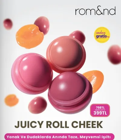 Rom&Nd Juicy Roll Cheek