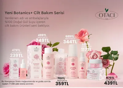 Otacı Botanics %100 Doğal Gül Suyu
