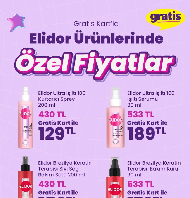 Elidor Ultra Işıltı 100 Kurtarıcı Sprey 200 Ml