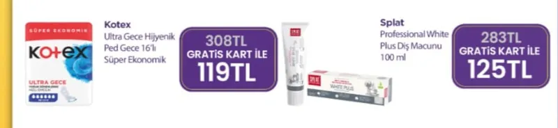 Kotex Ultra Gece Hijyenik Ped Gece 16'Lı Süper Ekonomik