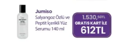 Jumiso Salyangoz Özlü Ve Peptit İçerikli Yüz Serumu 140 Ml