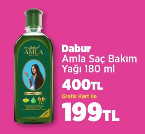 Dabur Amla Saç Bakım Yağı 180 Ml