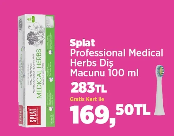 Splat Professional Medical Herbs Diş Macunu 100 Ml
