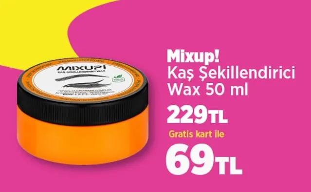 Mixup! Kaş Şekillendirici Wax 50 Ml