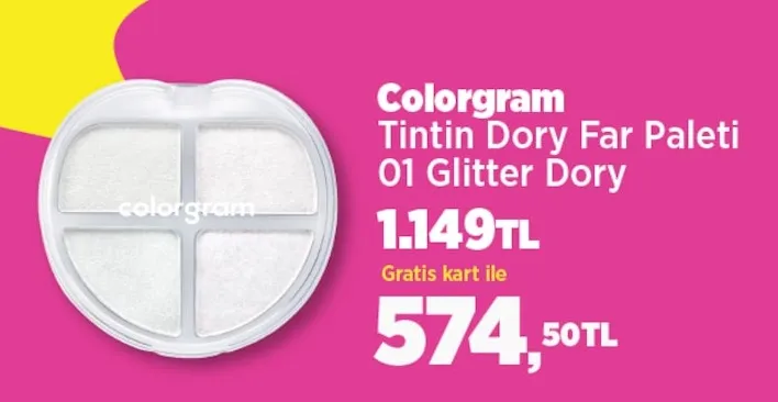 Colorgram Tintin Dory Far Paleti 01 Glitter Dory