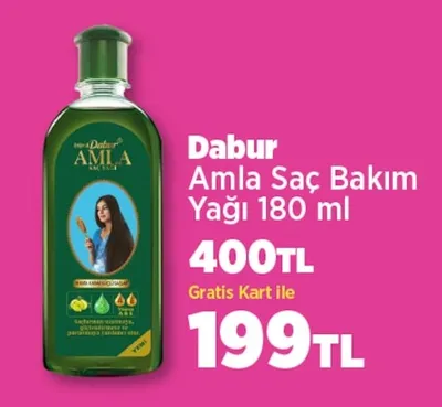Dabur Amla Saç Bakım Yağı 180 Ml