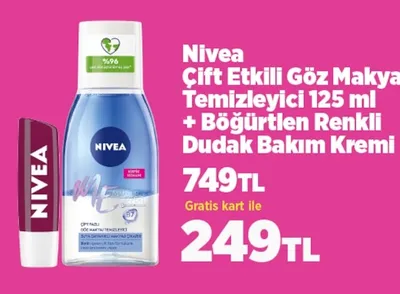 Nivea Çift Etkili Göz Makyaj Temizleyici 125 Ml