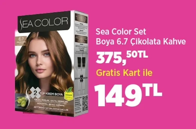 Sea Color Set Boya 6.7 Çikolata Kahve