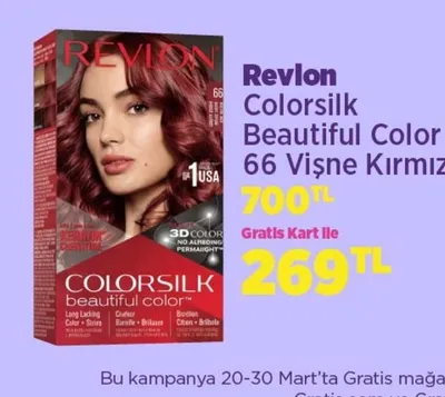 Revlon Colorsilk Beautiful Color 66 Vişne Kırmızı