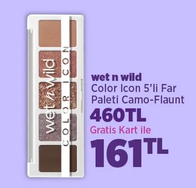 Wet N Wild Color Icon 5'Li Far Paleti Camo-Flaunt