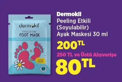 Dermokil Peeling Etkili Ayak Maskesi 30 Ml