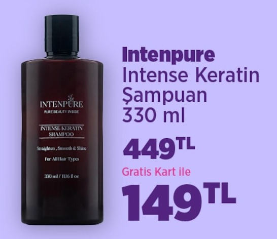 Intenpure Intense Keratin Şampuan 330 Ml
