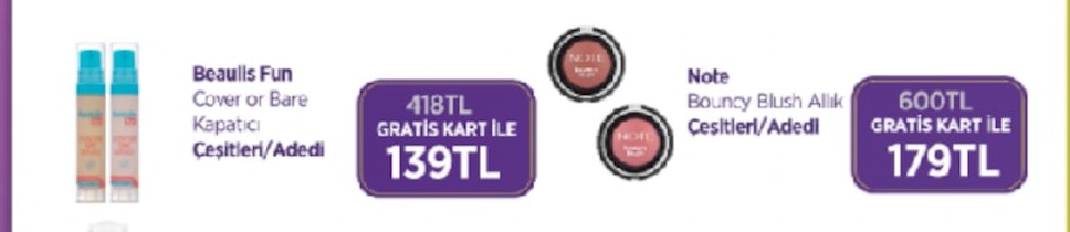 Beaulis Fun Cover Or Bare Kapatıcı Çeşitleri/Adedi