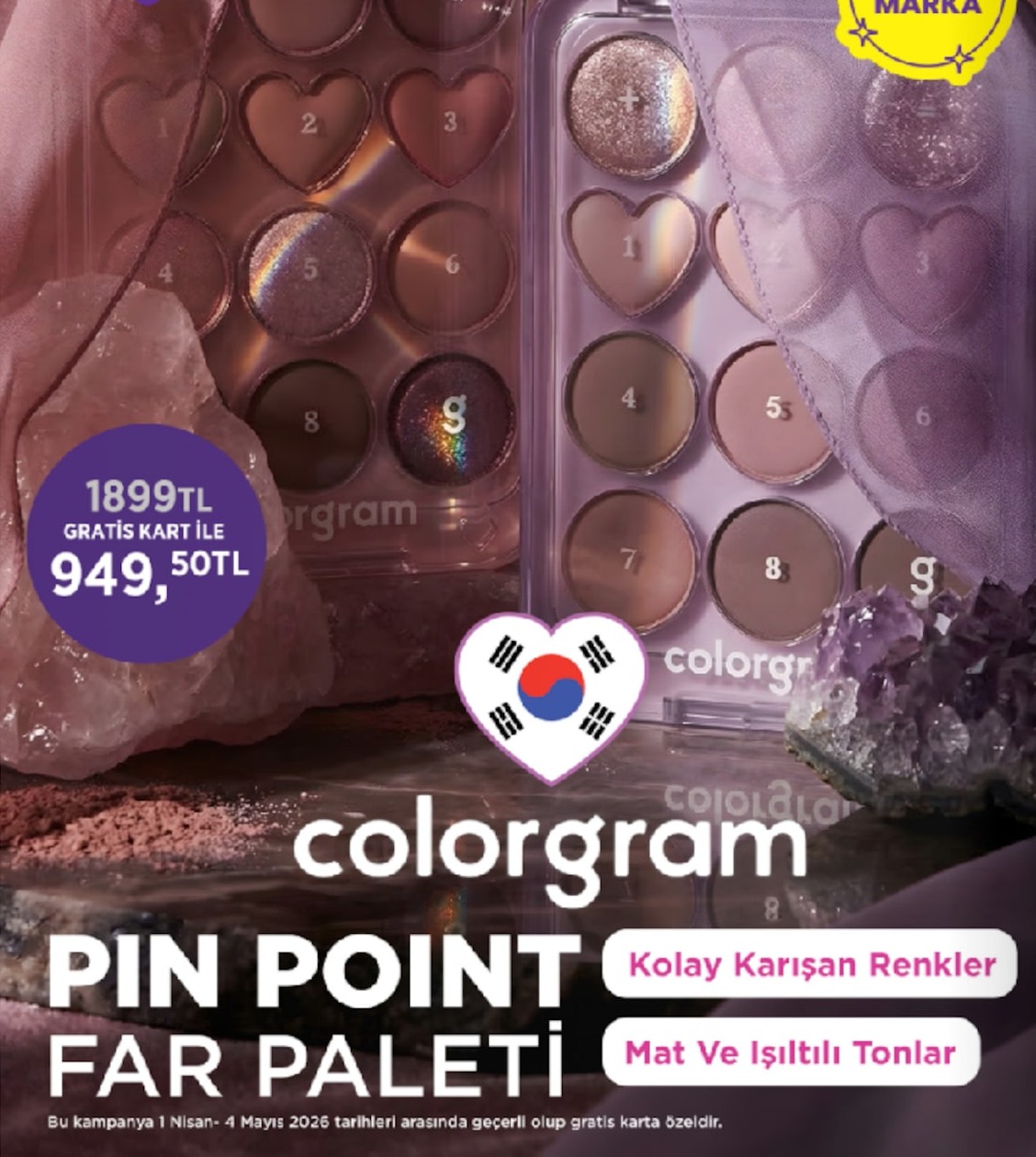 Colorgram Pin Point Far Paleti