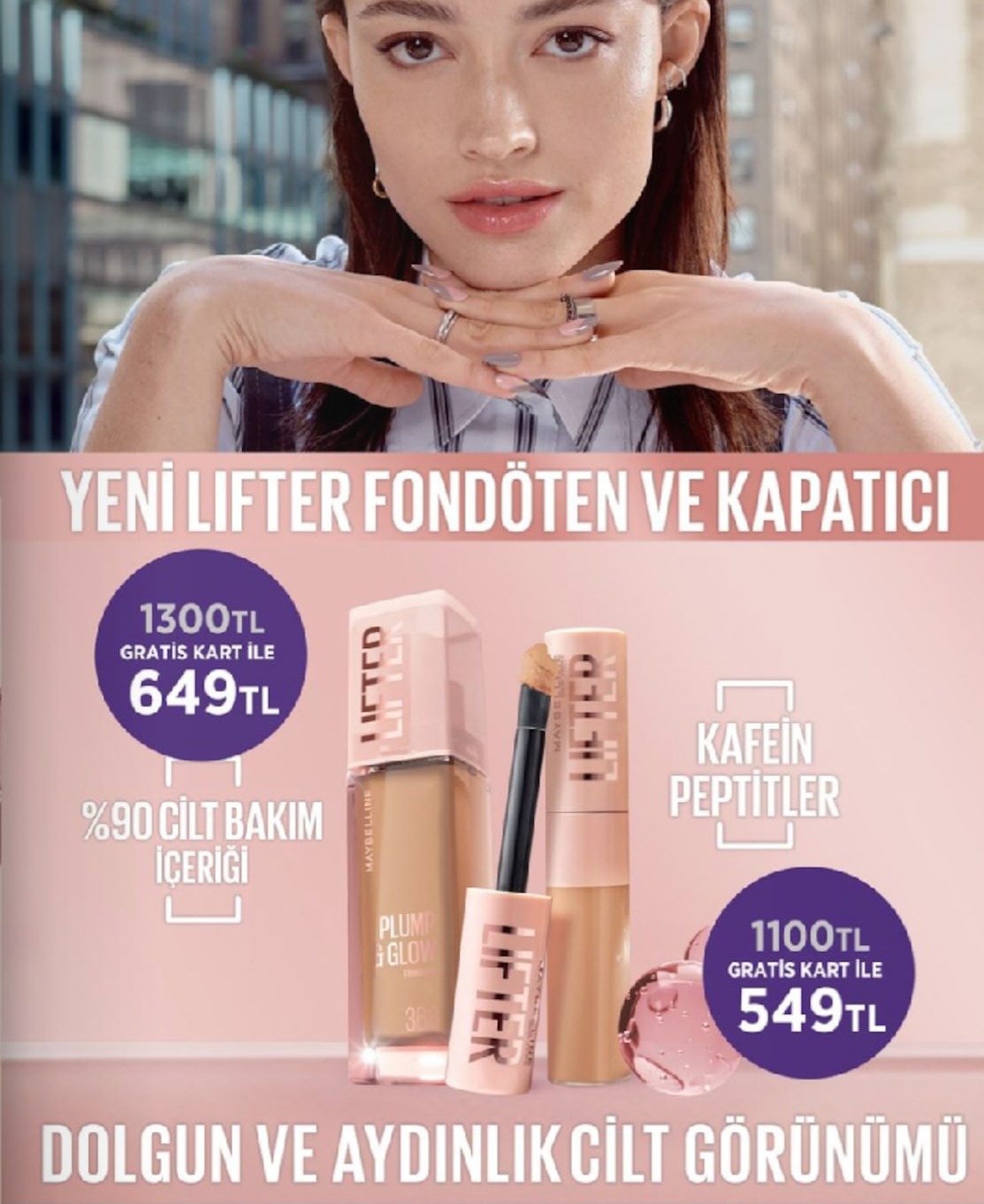 Maybelline Yeni Lifter Fondöten Ve Kapatıcı