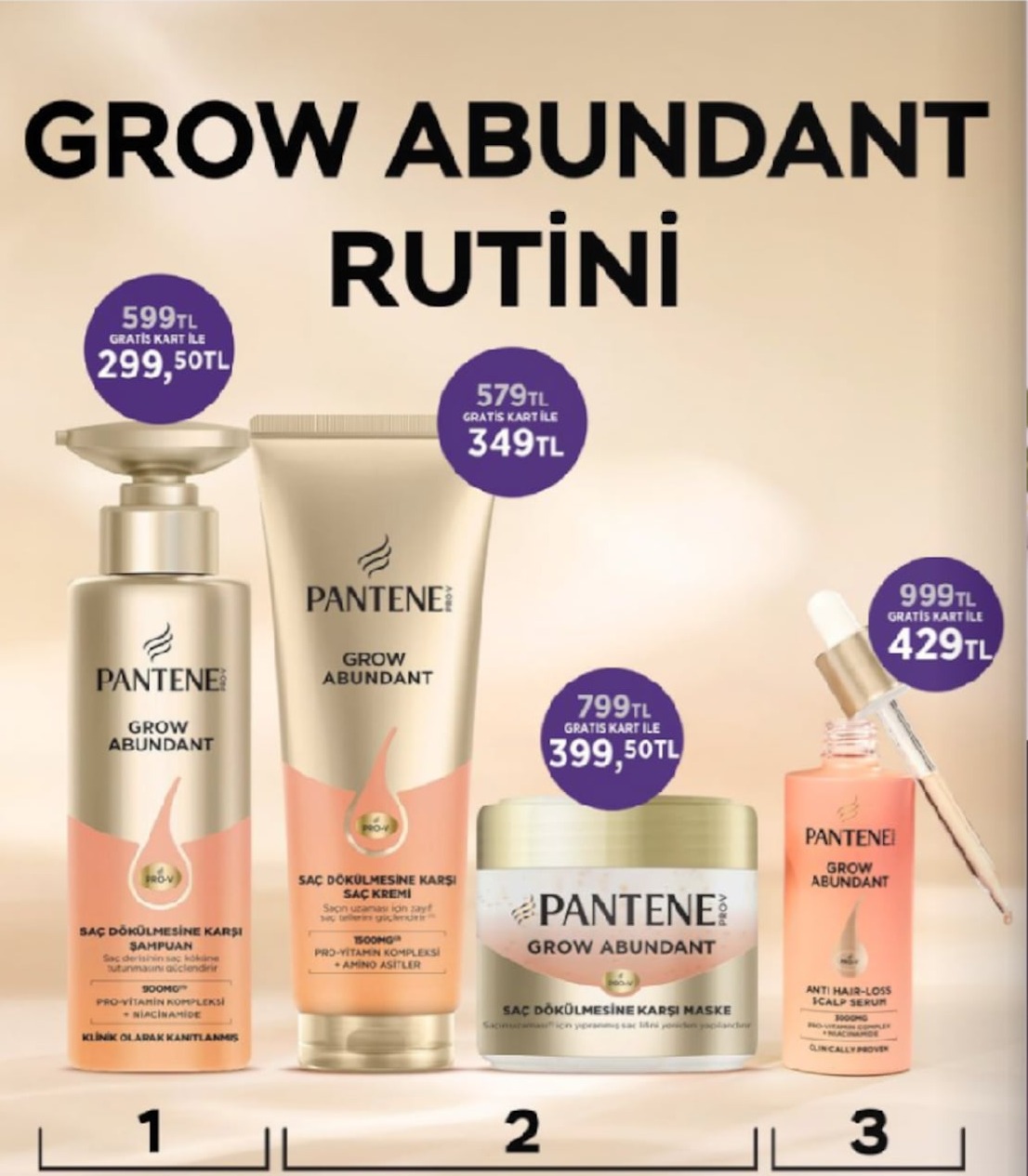 Pantene Grow Abundant Şampuan