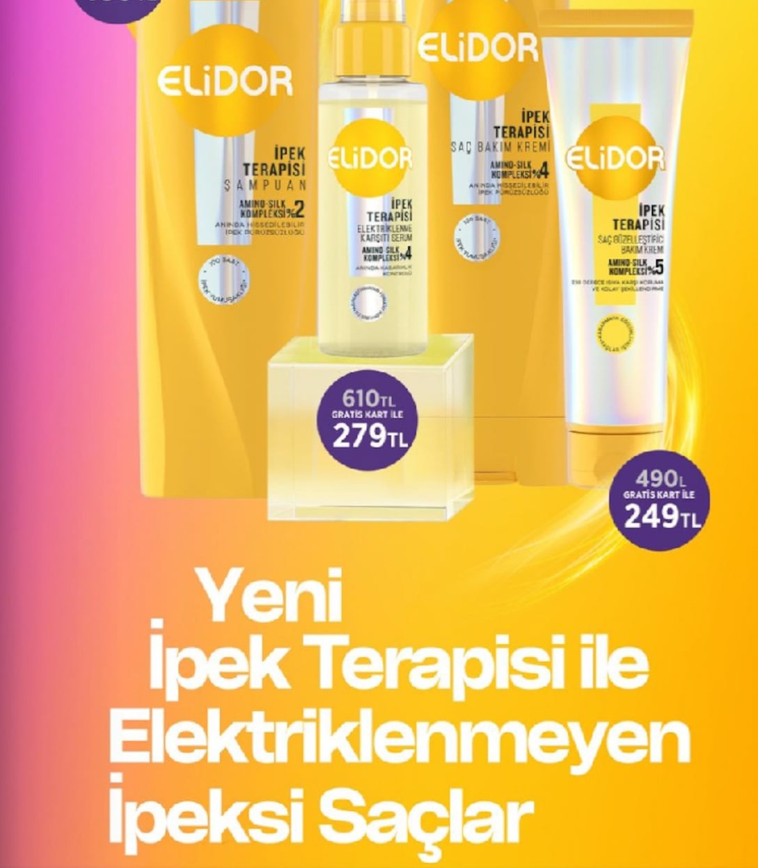 Elidor Ipek Terapisi Şampuan