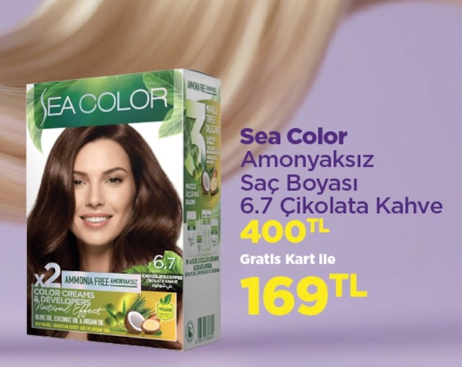 Sea Color Amonyaksız Saç Boyası 6.7 Çikolata Kahve