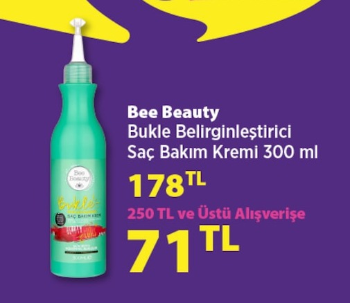 Bee Beauty Bukle Belirginleştirici Saç Bakım Kremi 300 Ml